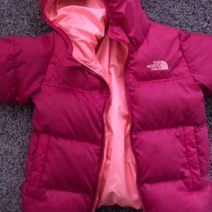 Toddler north face puff coat